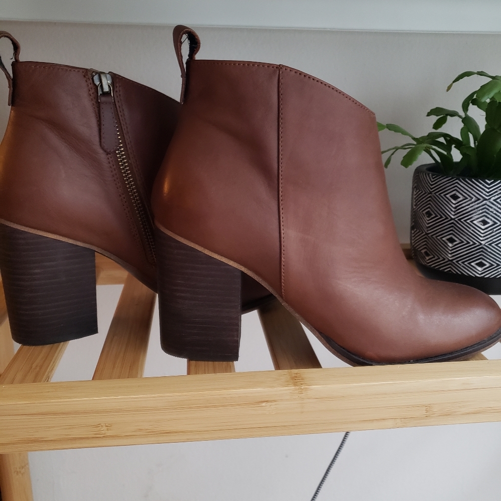 BP. Leather Booties